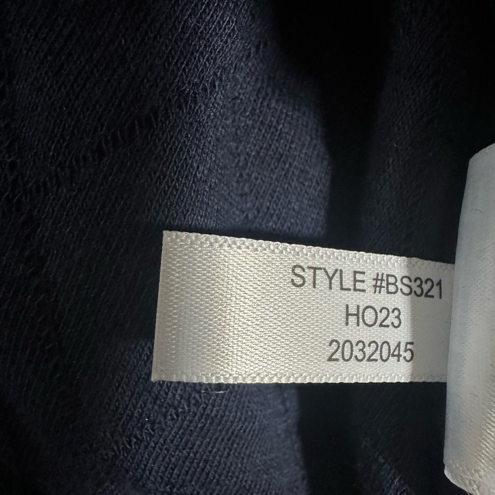 NWT J Crew Mens Sz L Quilted Half Zip Pullover Sweater Navy Mock Neck StyleBS321 - Picture 8 of 11